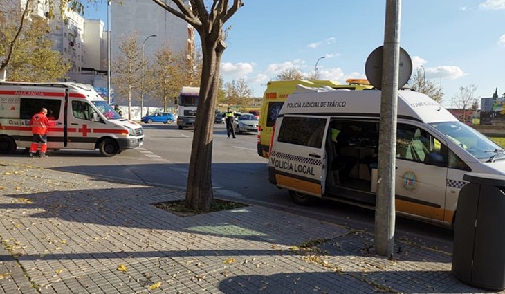 Dos hombres heridos en accidentes en Badajoz y Fregenal