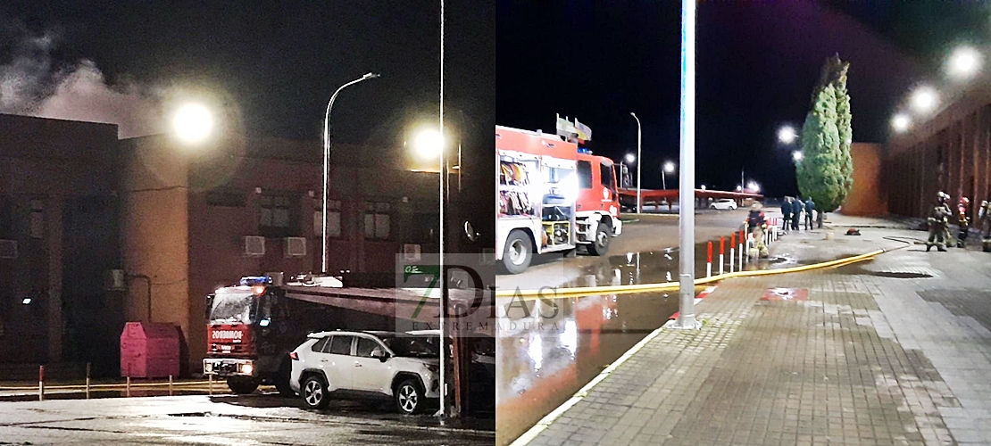 Incendio de madrugada en el centro penitenciario de Badajoz