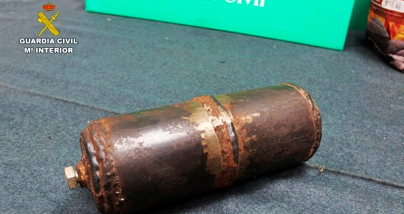 Desmantelan un taller clandestino de fabricación de artefactos explosivos improvisados
