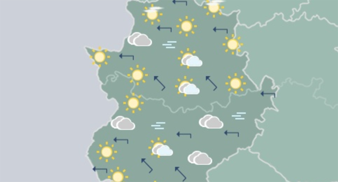 Descienden las temperaturas máximas este miércoles en Extremadura