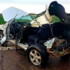 Imágenes del grave accidente causado por el viento en Medellín (BA)