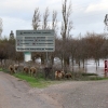 La crecida del Gévora hace aumentar el caudal del Guadiana