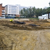 Así evoluciona la construcción de la piscina en la margen derecha del Guadiana