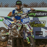 Samuel Tapia, campeón de Extremadura de Motocross con tan solo diez años