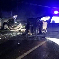 Accidente de tráfico en la carretera EX-110