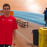 Hernán Cortés concentrado con la Selección Española de Relevos Sub20