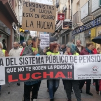 Imágenes de la manifestación en defensa de las pensiones