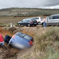 Un herido en accidente de tráfico en la EX-206 (BA)