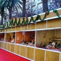 Los ciudadanos ya disfrutan  del tradicional mercado navideño en San Francisco