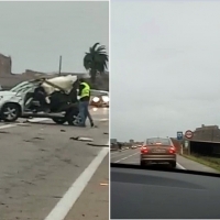 El viento causa un accidente grave en Medellín (BA)