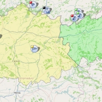 Corte total en una carretera cacereña a causa del temporal