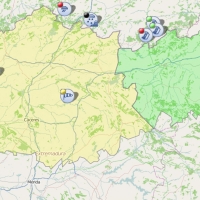 Corte total en una carretera cacereña a causa del temporal