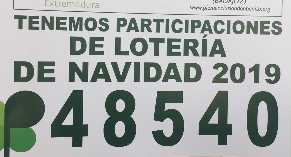 Roban un talonario de lotería en Plena Inclusión Don Benito