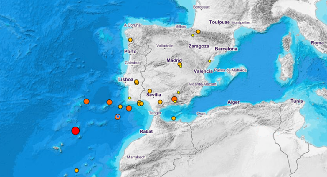 Un terremoto sacude Granada y alcanza el IV grado de intensidad