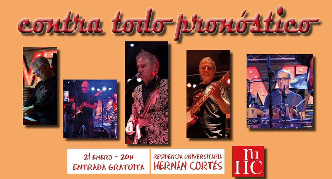 Concierto del grupo musical &#39;Contra Todo Pronóstico&#39; en la R.U. Hernán Cortés