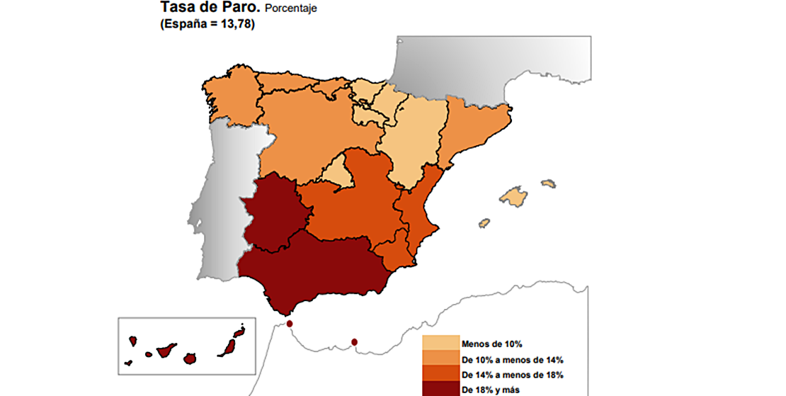 EXTREMADURA: Aumenta el paro en 18.700 personas en el último trimestre de 2019