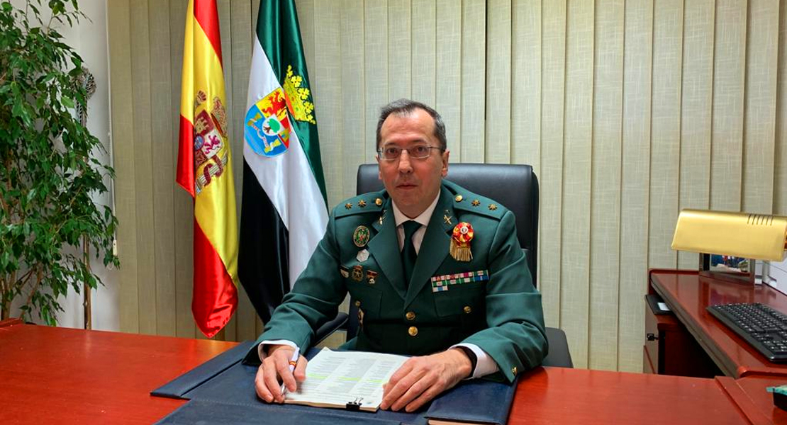 José Andrés Campón Domínguez, nuevo Jefe de la Comandancia de la Guardia Civil de Cáceres