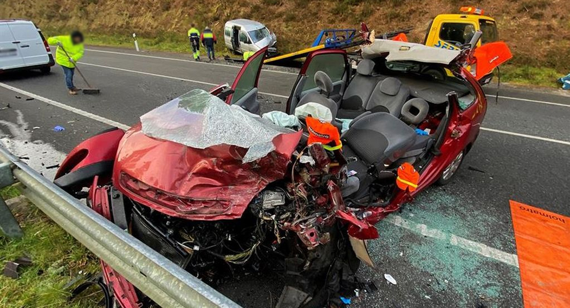 Una mujer pierde la vida tras un trágico accidente en Pontevedra