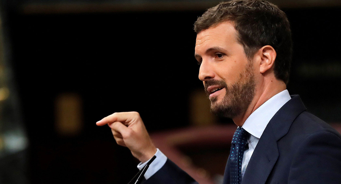 Casado amenaza a Sánchez con acusarle de prevaricación de no dimitir Torra