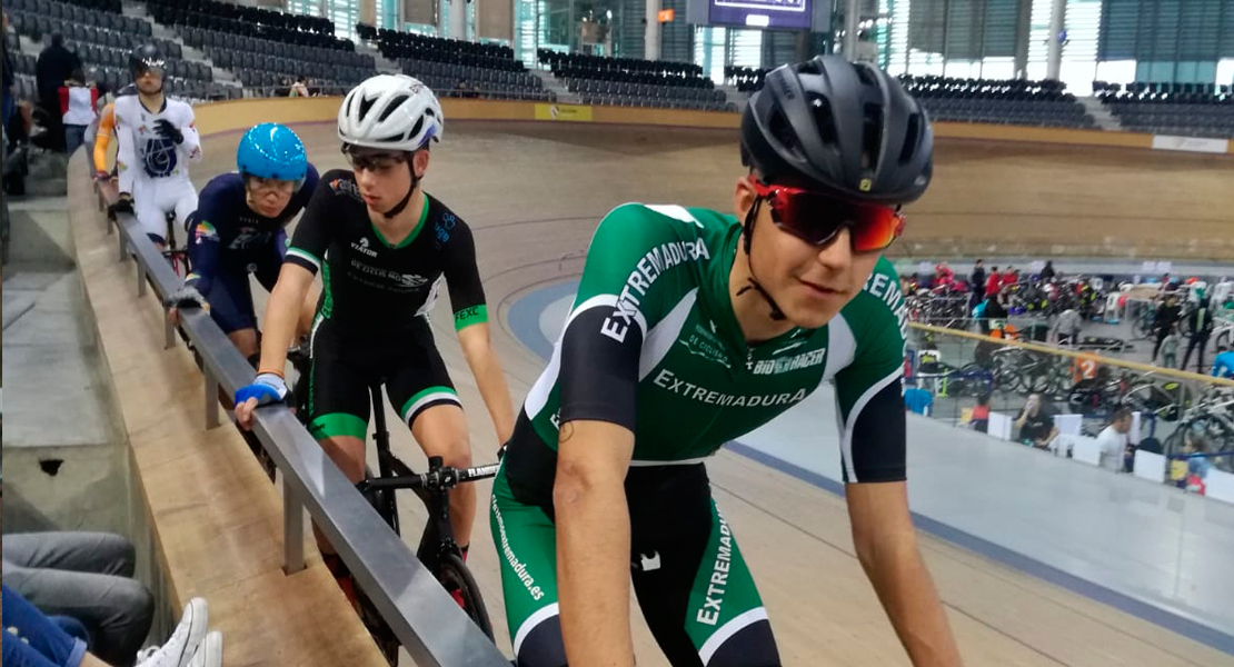 Gran actuación de los junior extremeños en el Campeonato de Pista Omnium