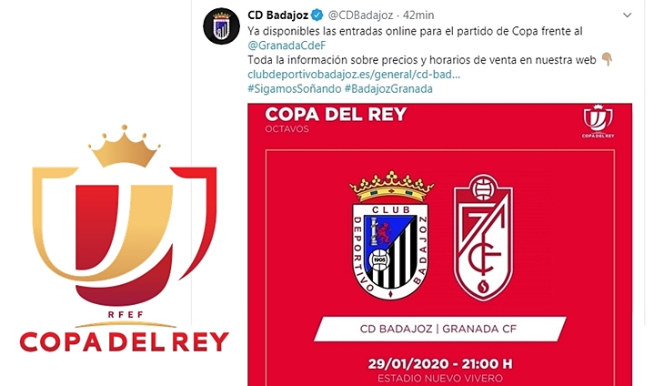 La web del CD. Badajoz saturada por la masiva venta online para la Copa