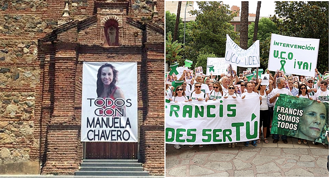 El coronel jefe de la UCO aborda en Extremadura los casos de Manuela Chavero y Francisca Cadenas