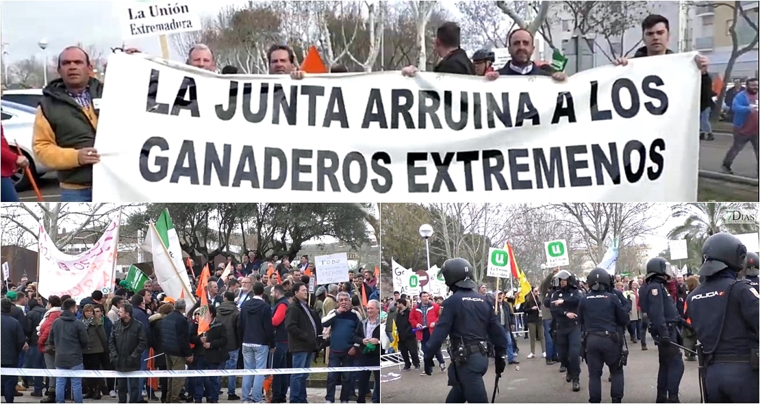 5.000 agricultores: &quot;El Gobierno y la Junta tienen completamente abandonado el campo extremeño&quot;