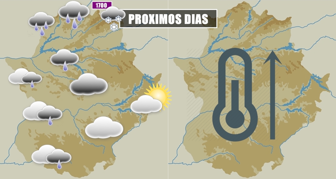 Se avecinan cambios para esta segunda quincena en Extremadura