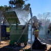 Los Bomberos actúan ante numerosos destrozos causados por el viento en Badajoz