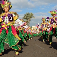 Tamborada, desfiles y pasacalles en el Carnaval Romano 2020
