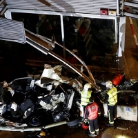 Fallecen dos hermanos de cinco y ocho años arrollados por un autobús en Estella