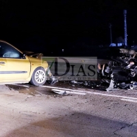 Grave accidente en el peligroso puente de la Carretera de Campo Maior/Autovía A5