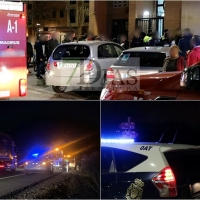 Falsa alarma, incendio y accidente en un intervalo de una hora (Badajoz)
