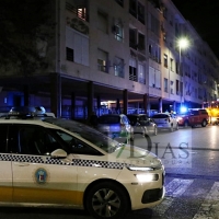 Bomberos y Policía Local colaboran en un incendio en Suerte de Saavedra