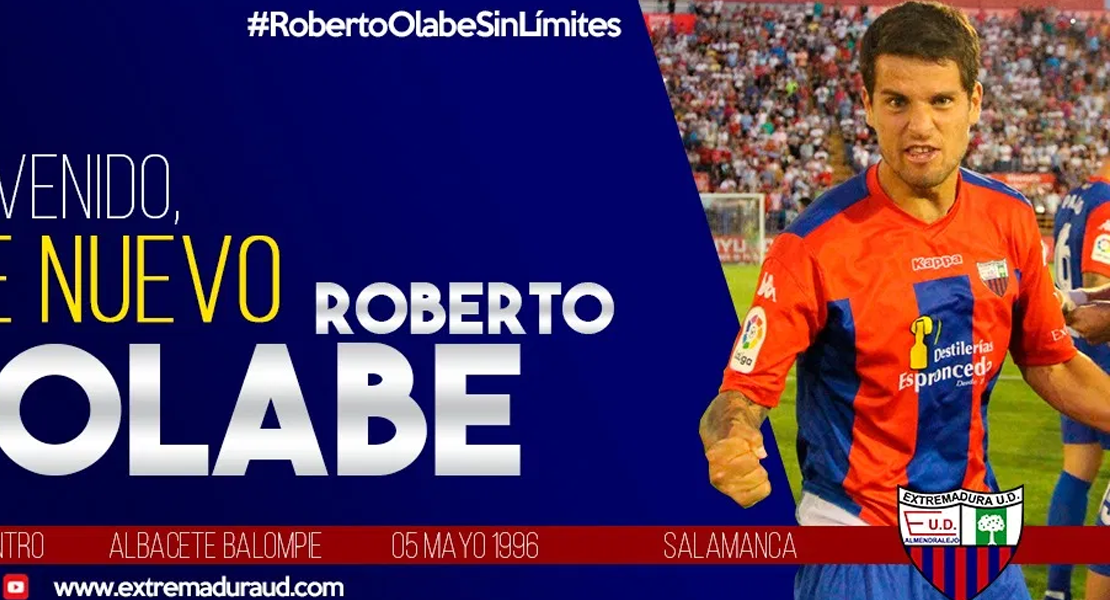 Roberto Olabe vuelve al Extremadura UD
