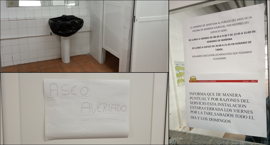 Una vecina de Mérida denuncia la situación de la piscina climatizada La Argentina