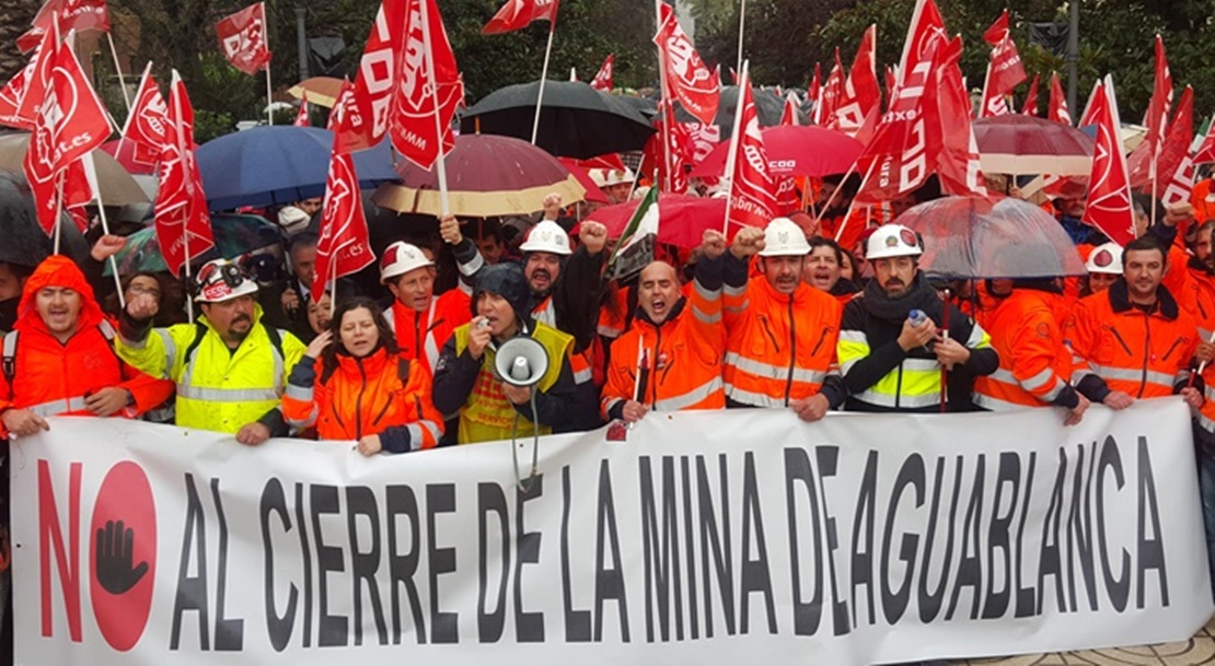 CCOO pide a la empresa que aclare el futuro de la Mina de Aguablanca