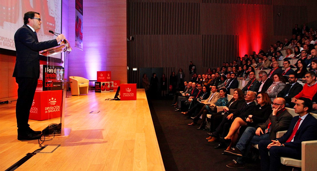 La Diputación coordina el I Foro de Derecho Urbanístico Local