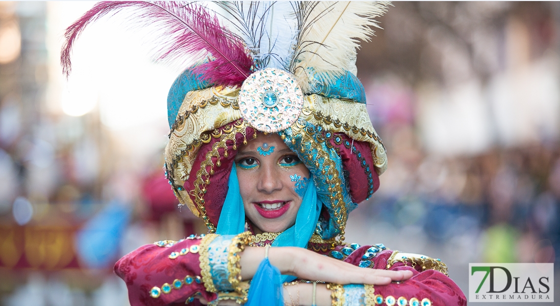 Primeros planos del Desfile infantil de comparsas de Badajoz