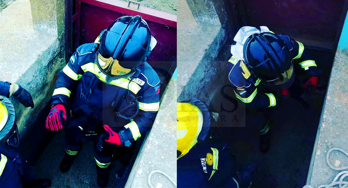 Bomberos del CPEI rescatan a un perro de una acequia