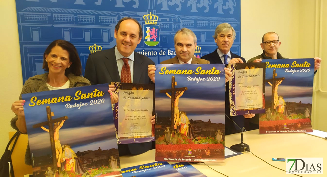 Conoce el cartel y el pregonero de la Semana Santa de Badajoz 2020