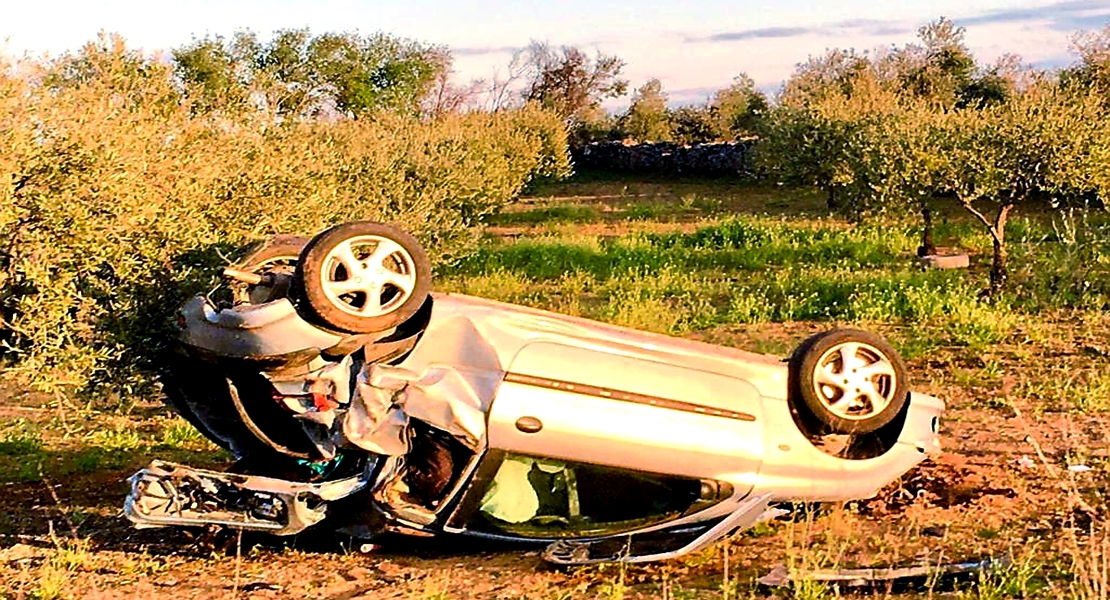 Un joven herido al accidentarse en la BA-160