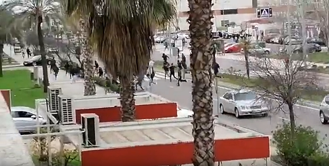 Aficionados del Córdoba generar disturbios en algunas zonas de Badajoz