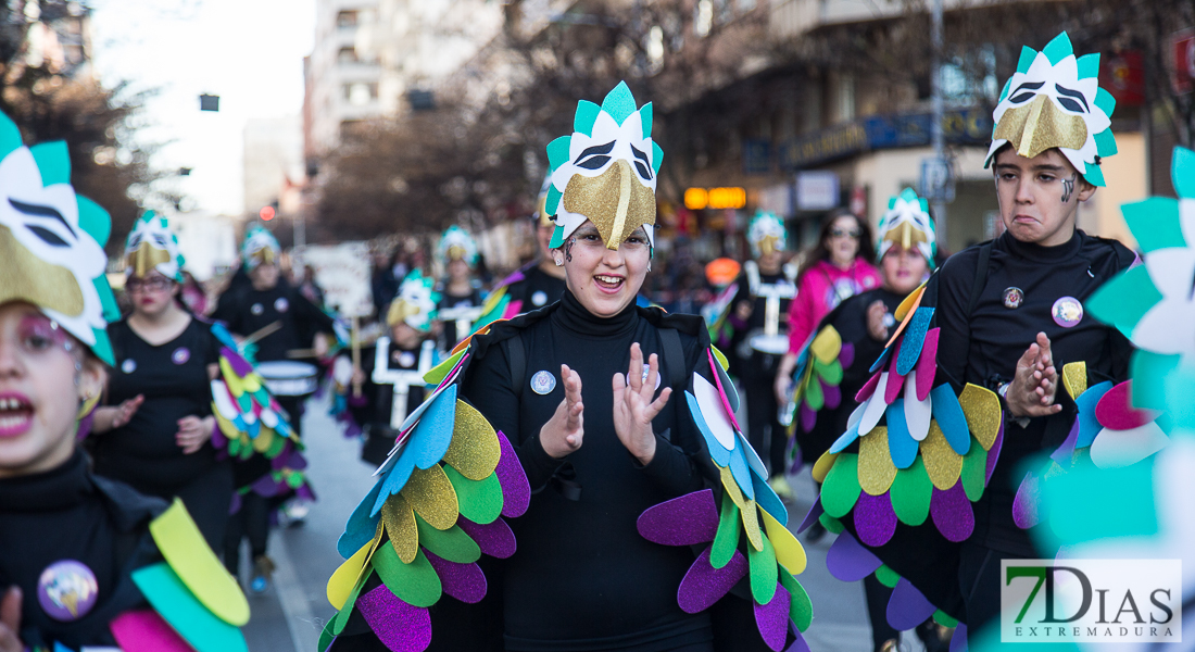 Imágenes grupales del Desfile infantil de comparsas de Badajoz