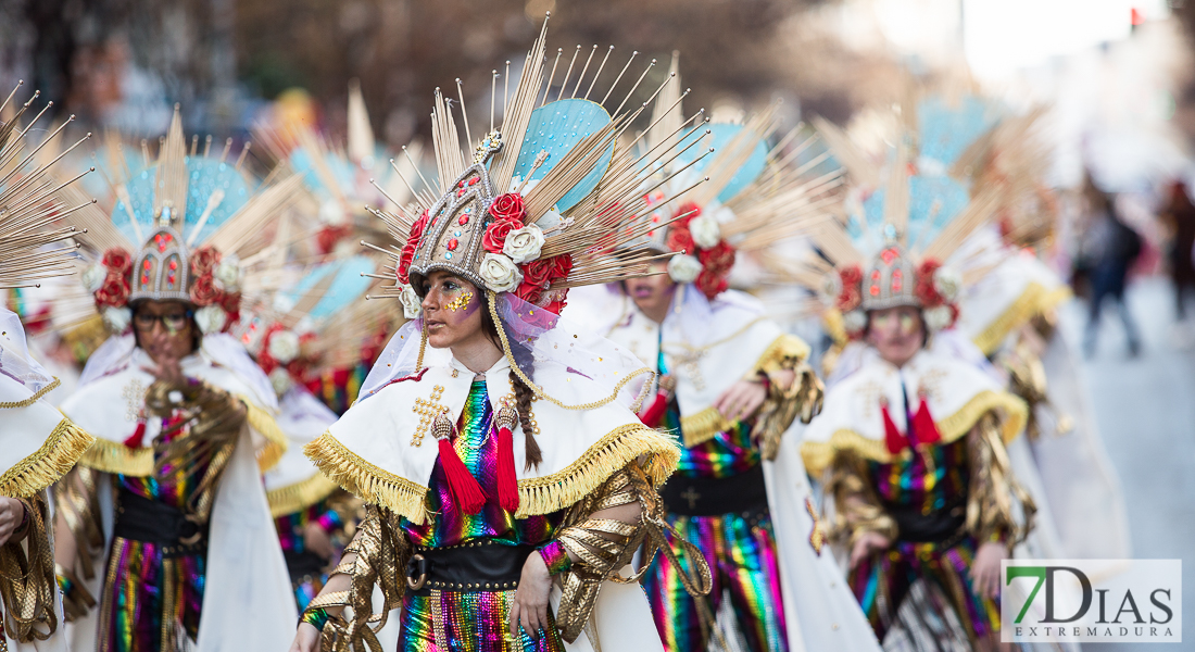 Imágenes grupales del Desfile infantil de comparsas de Badajoz