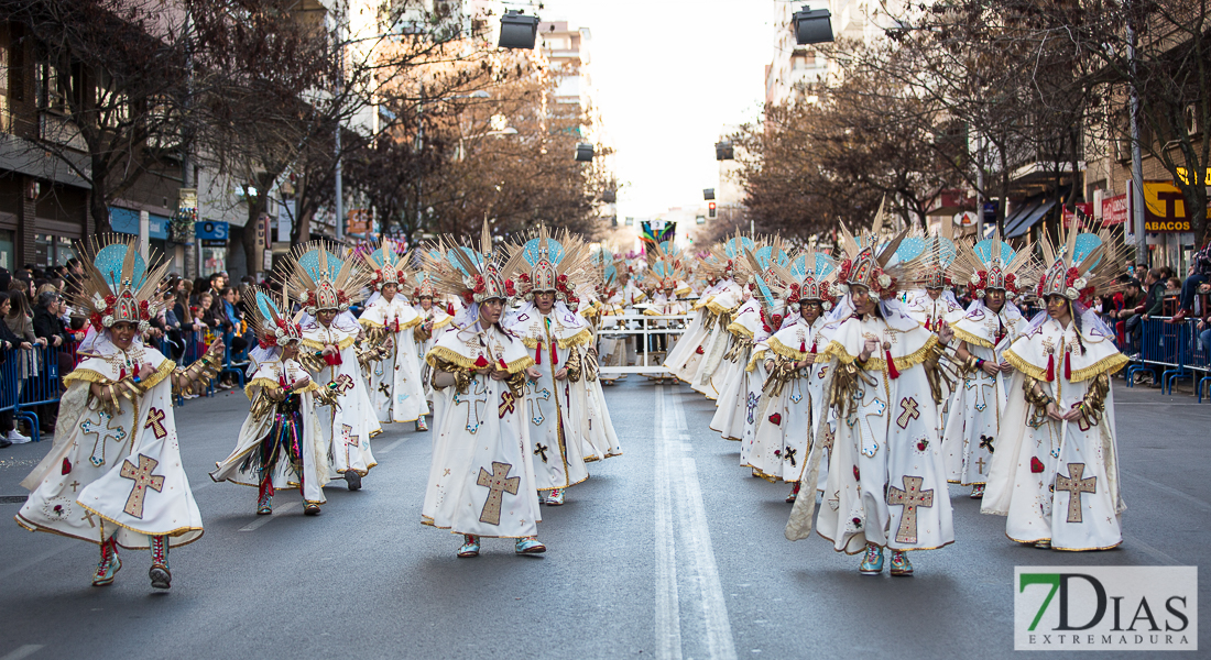 Imágenes grupales del Desfile infantil de comparsas de Badajoz
