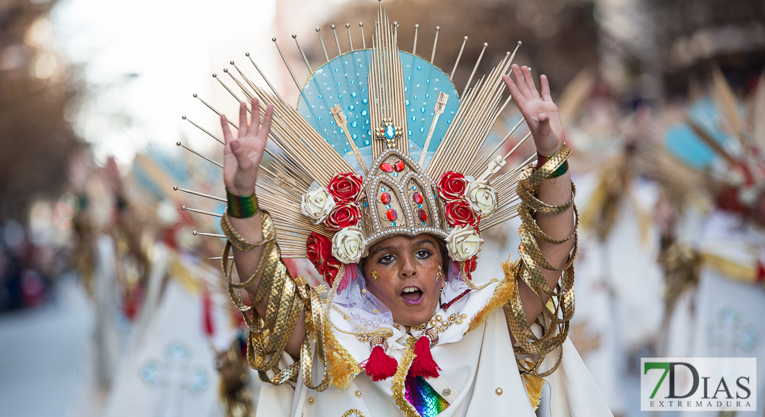 Primeros planos del Desfile infantil de comparsas de Badajoz