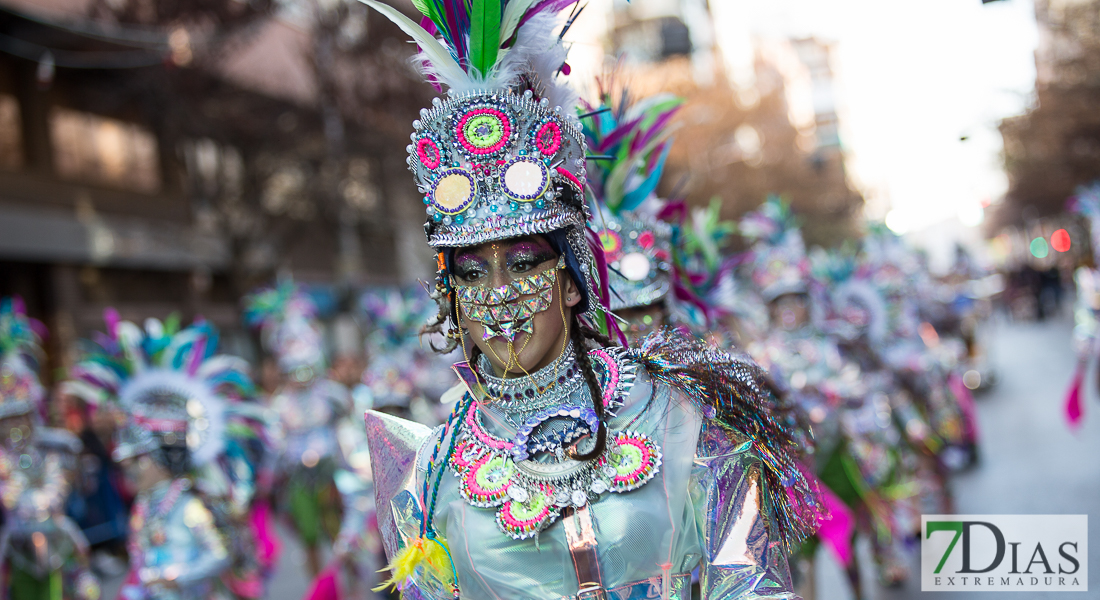 Imágenes grupales del Desfile infantil de comparsas de Badajoz