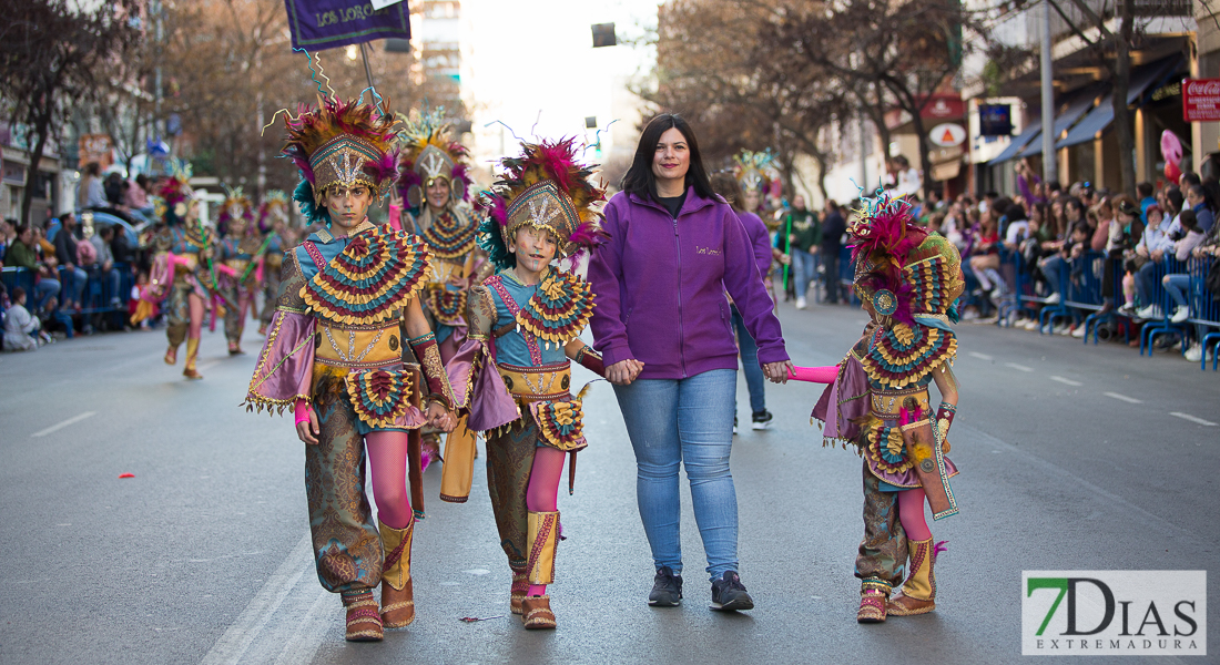 Imágenes grupales del Desfile infantil de comparsas de Badajoz