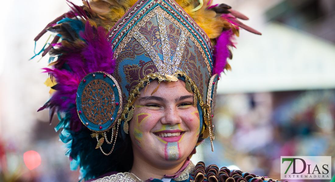 Primeros planos del Desfile infantil de comparsas de Badajoz